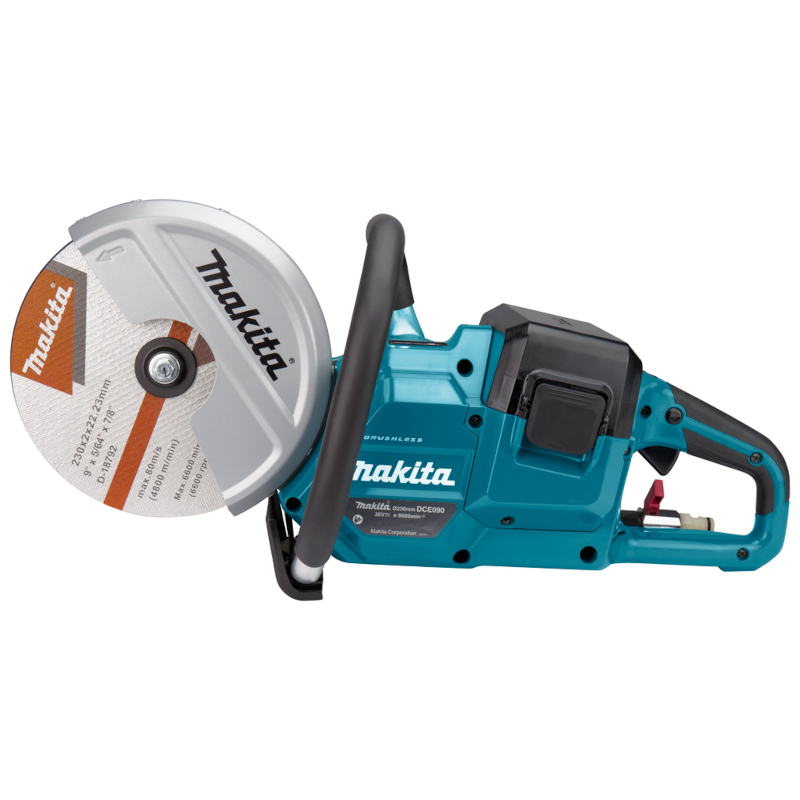 Makita - Akumulatorski rezač DCE090ZX1 sa baterijama 18V 5Ah i punjačem - DCE090ZX1 + BL1850B + DC18RC